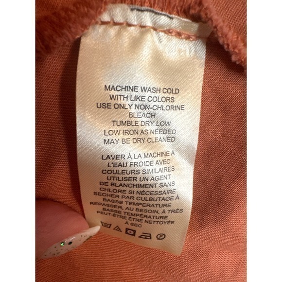 NWT‎ Free People Chester Denim Mini Dress in Lightest Rose Pink Size - Picture 8 of 8